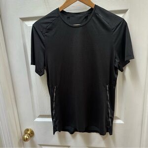 Lululemon fast and free short sleeve shirt Black Athletic Shirt S Small